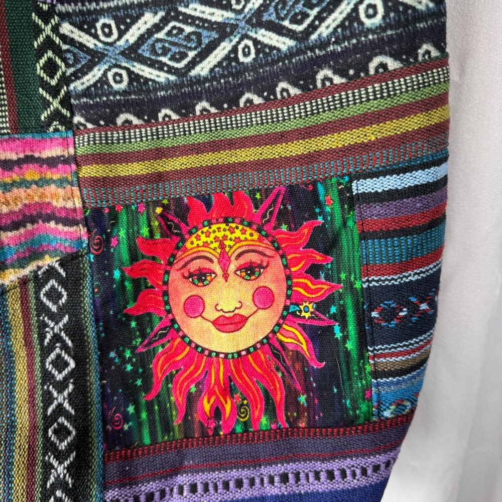 Kathmandu NWT Boho Patchwork Multi-Color Sun Cros… - image 3